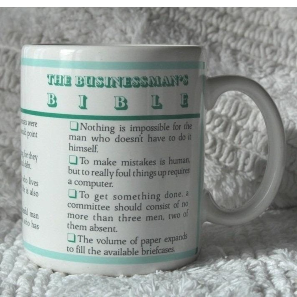 The Businessmans Bible Coffee Mug Japan